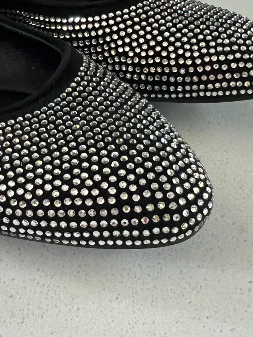 Stuart Weitzman Analiese Mary Jane Crystal  flat size 7